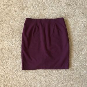 Forever 21 Maroon Pencil Skirt- Size M